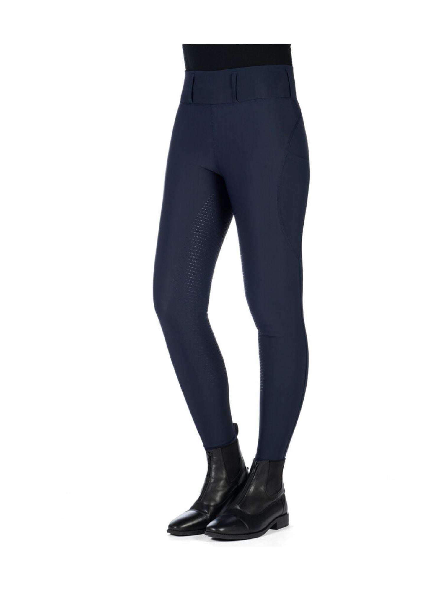 Jill Kids High Waist Full Seat Riding Leggings Deep Blue