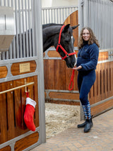 Julstrumpa Fleece Röd