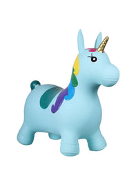 Jumpy Unicorn Ljusblå