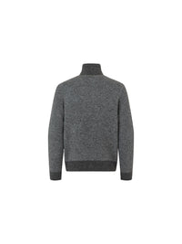 KLAndrew Mens Half Zip Knit Dark Grey