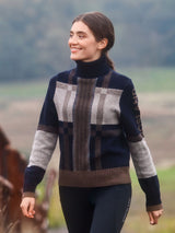 KLArin Ladies Roll Neck Pullover Navy