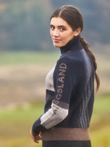 KLArin Ladies Roll Neck Pullover Navy