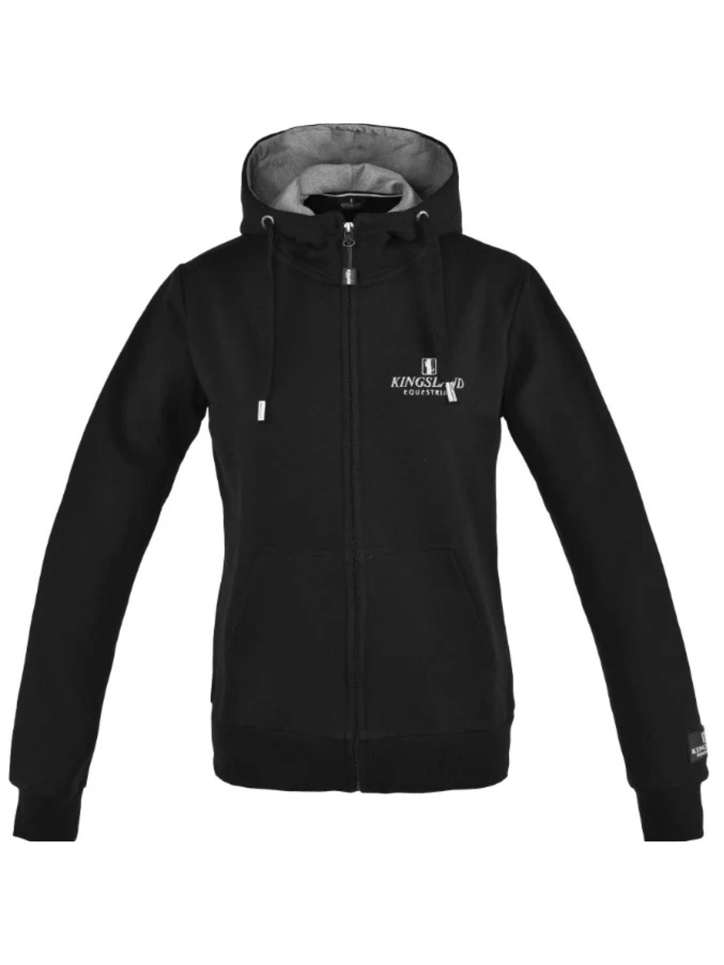 Unisex Hood Sweat Jacket Black