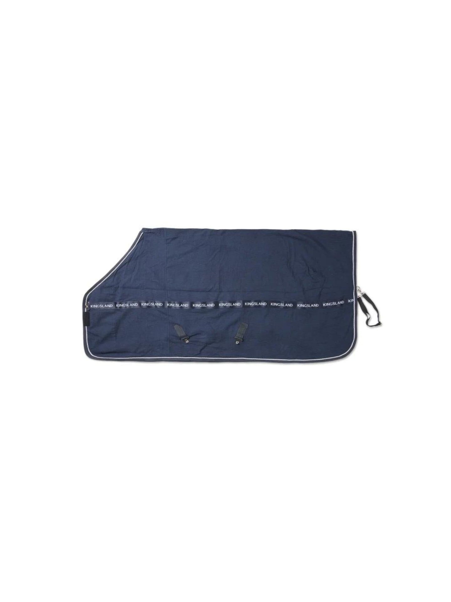 Klhenley Cotton Waffle Rug Navy