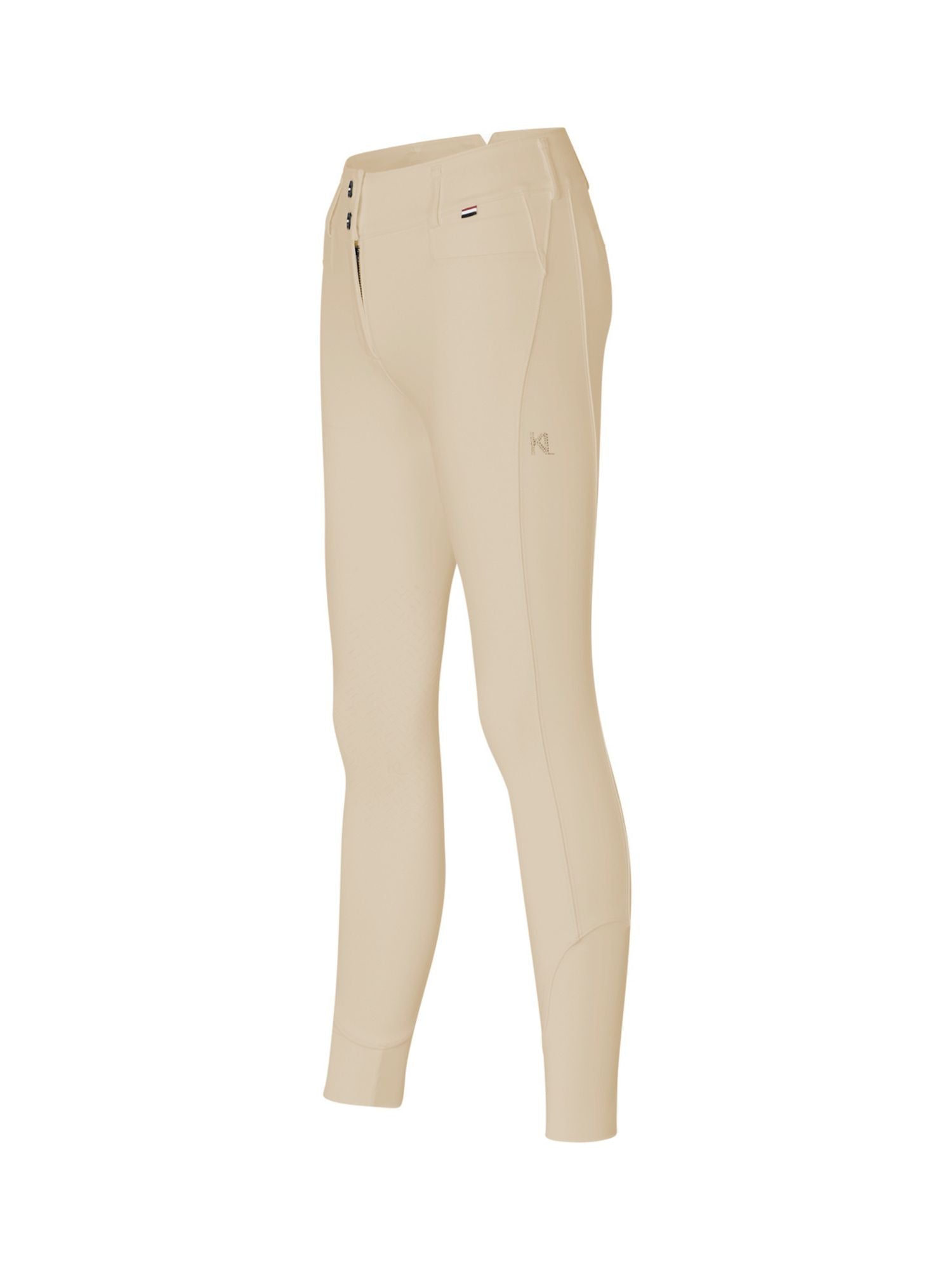 KLKira Ladies Regular Knee Grip Breeches Beige