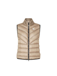 KLVam Padded Unisex Vest Beige Cobblesto