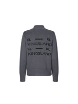 KLVillut Ladies Knitted Pullover Grey Forged Iron