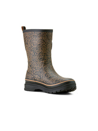 Gummistövel Kelmarsh Mid Ocelot Print