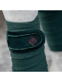 Fleecelindor Polar Velvet Pearls Pine Green