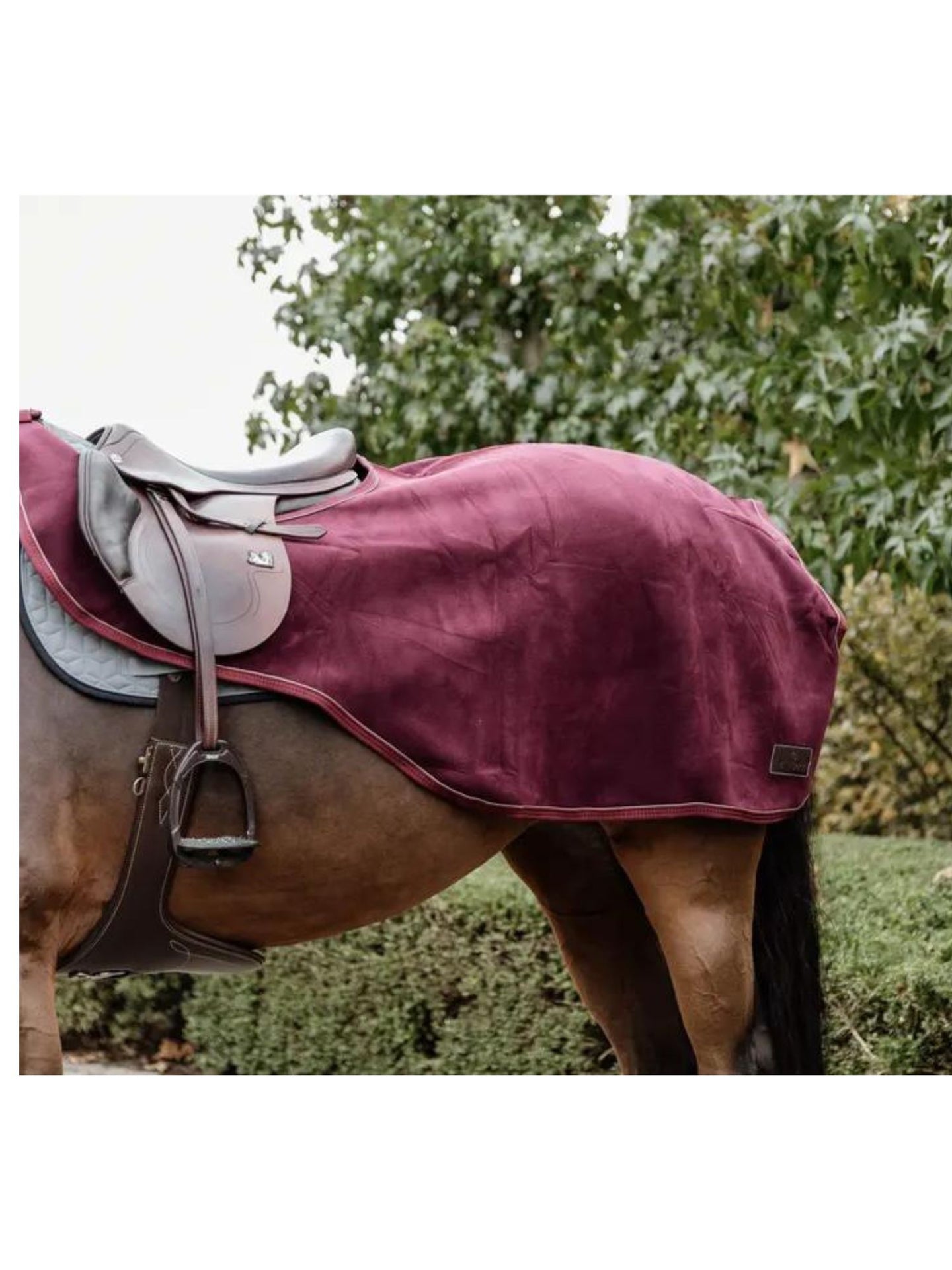 Riding Rug Heavy Fleece Bordeaux