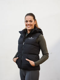 Down Vest Unisex Black