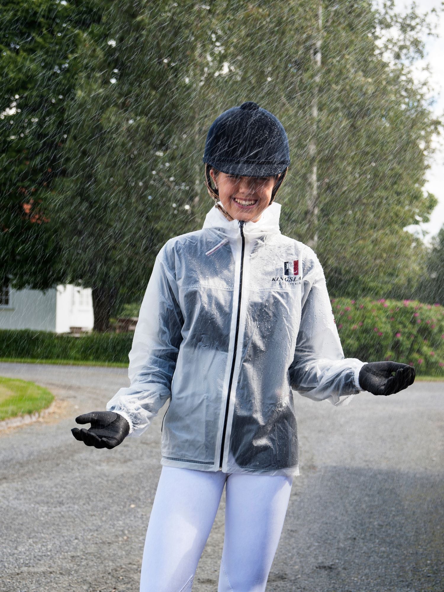 Rain Jacket Transparant Unisex