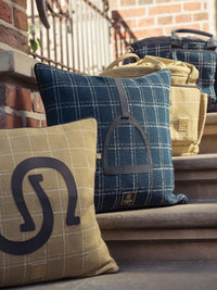 Kuddfodral Bouclé Heritage Navy