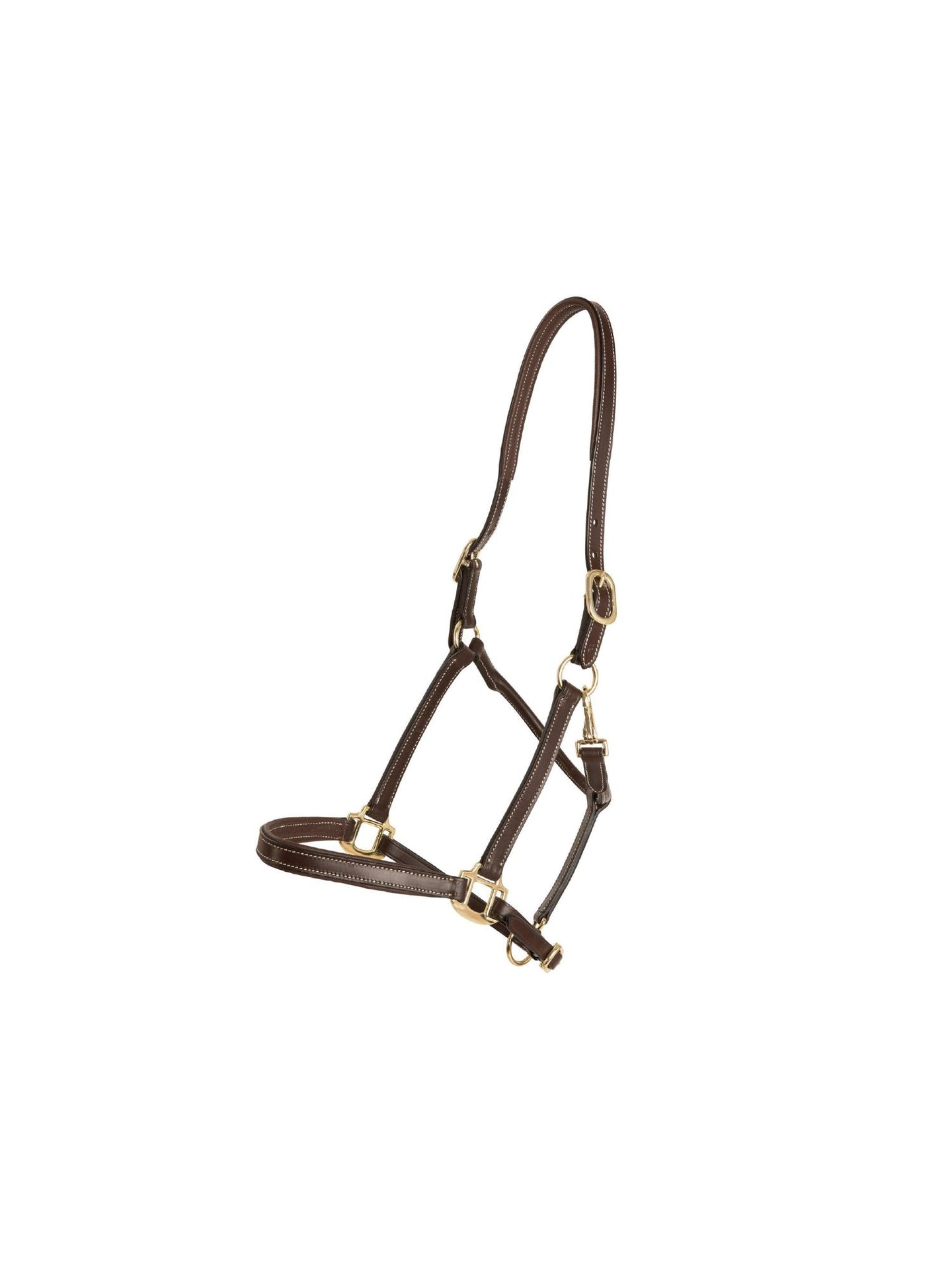 Lädergrimma Brass Brun/Mässing