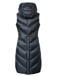 Ladies Long Vest Dark Navy