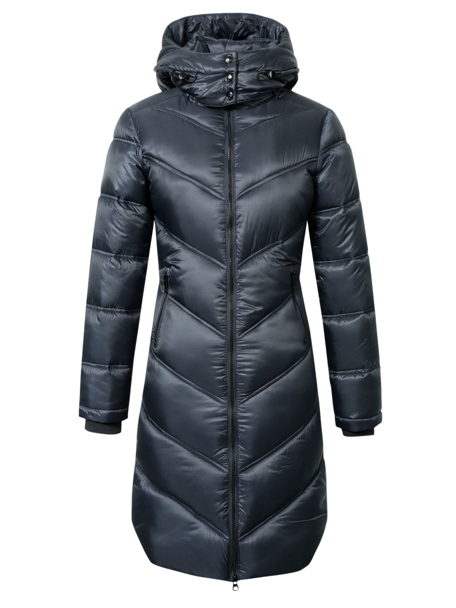 Ladies Quilt Coat Dark Navy