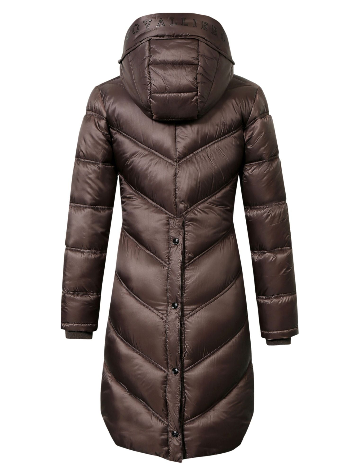 Ladies Quilt Coat Coffee