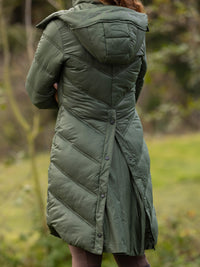 Ladies Quilt Coat Opal Green