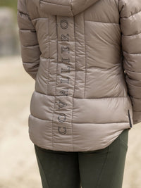 Ladies Quilt Jacket Taupe