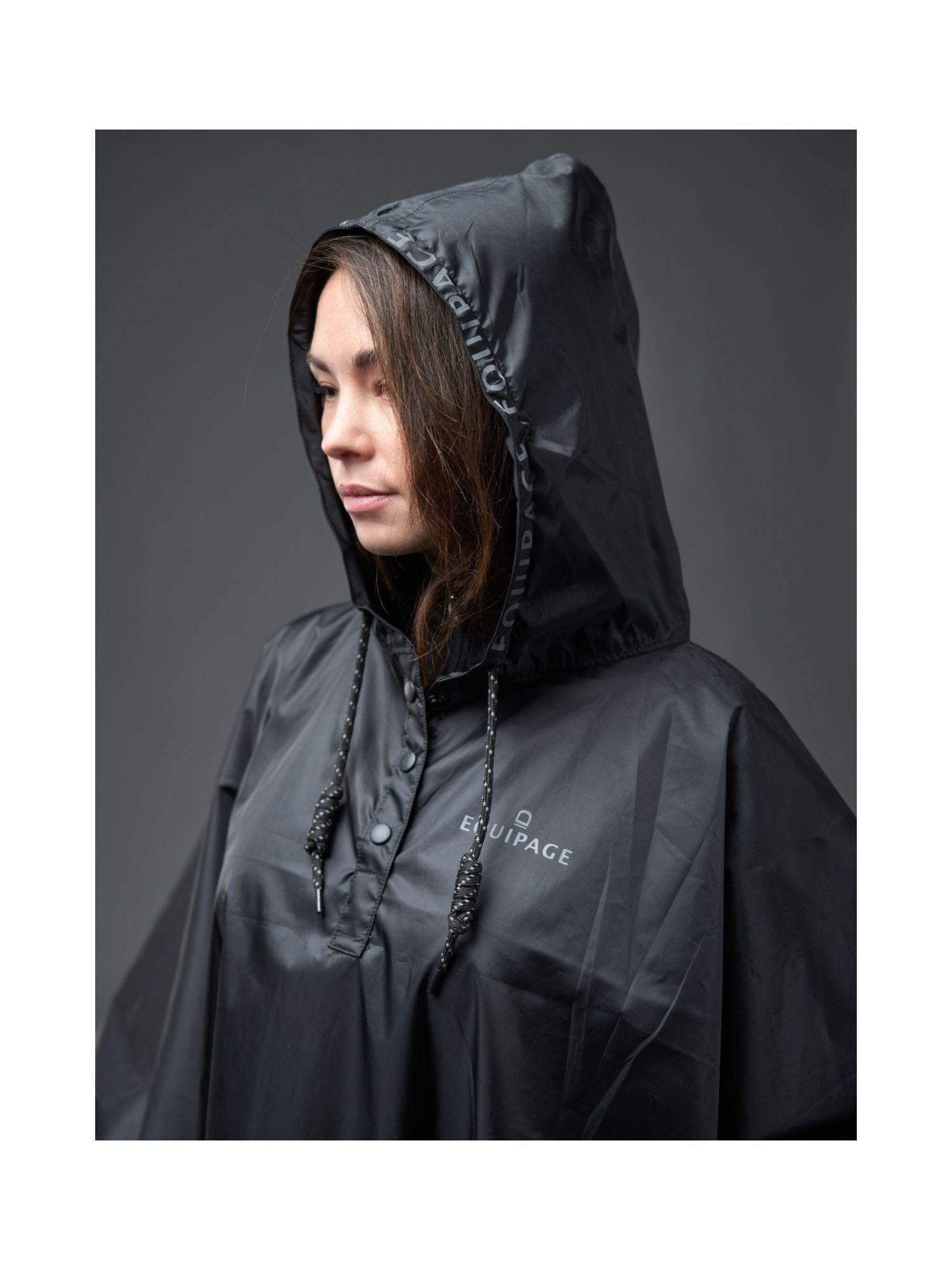 Lala Teen Regn Poncho Svart