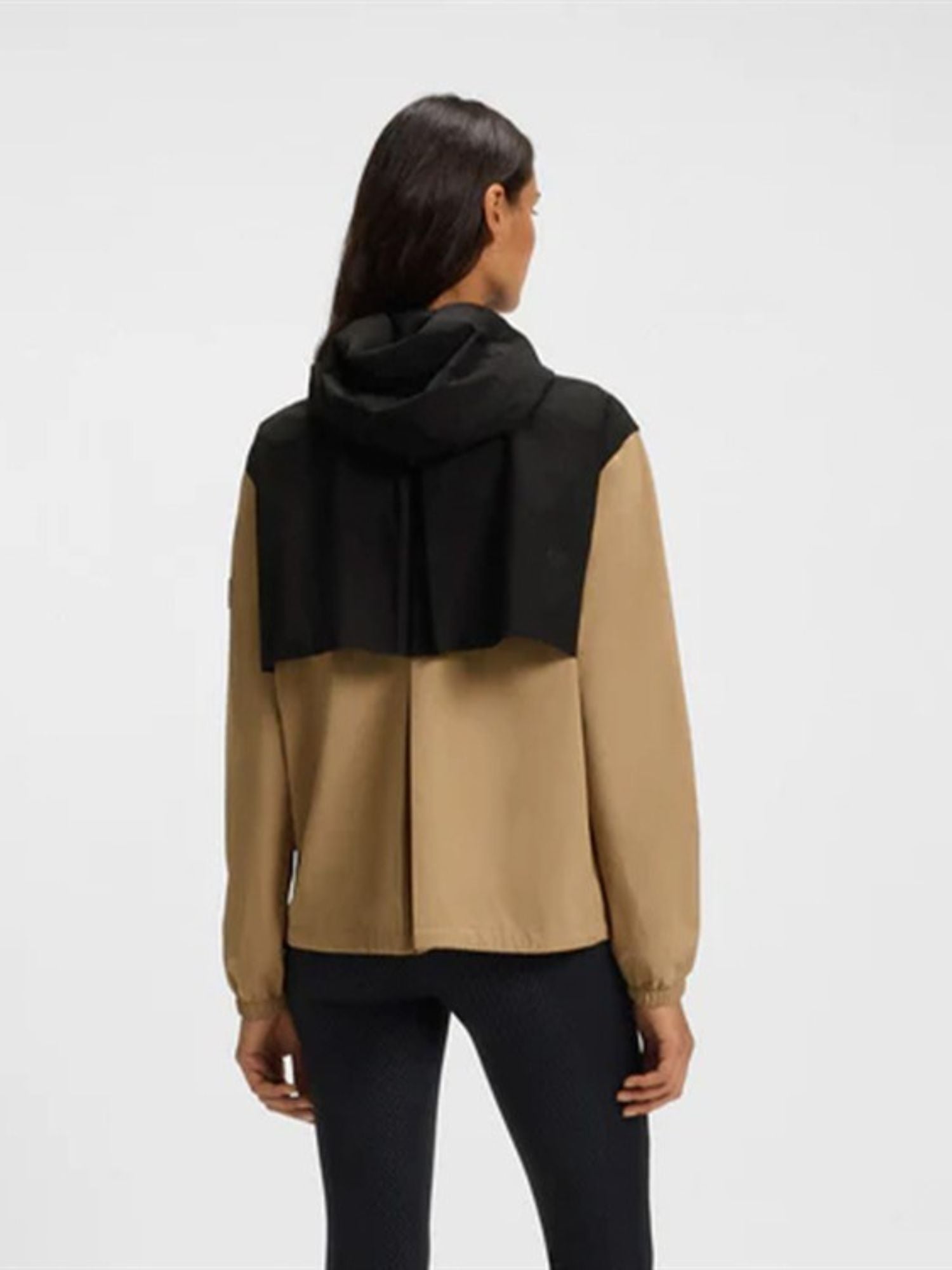 Louise Regnjacka Svart/Camel