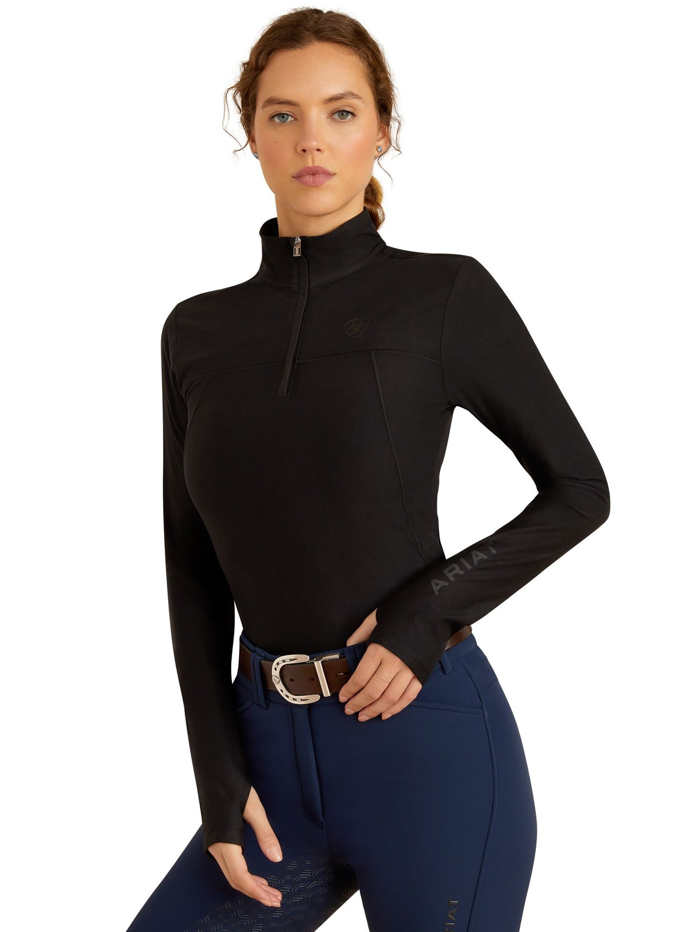 Lowell Womens 3.0 1/4 Zip Baselayer Svart