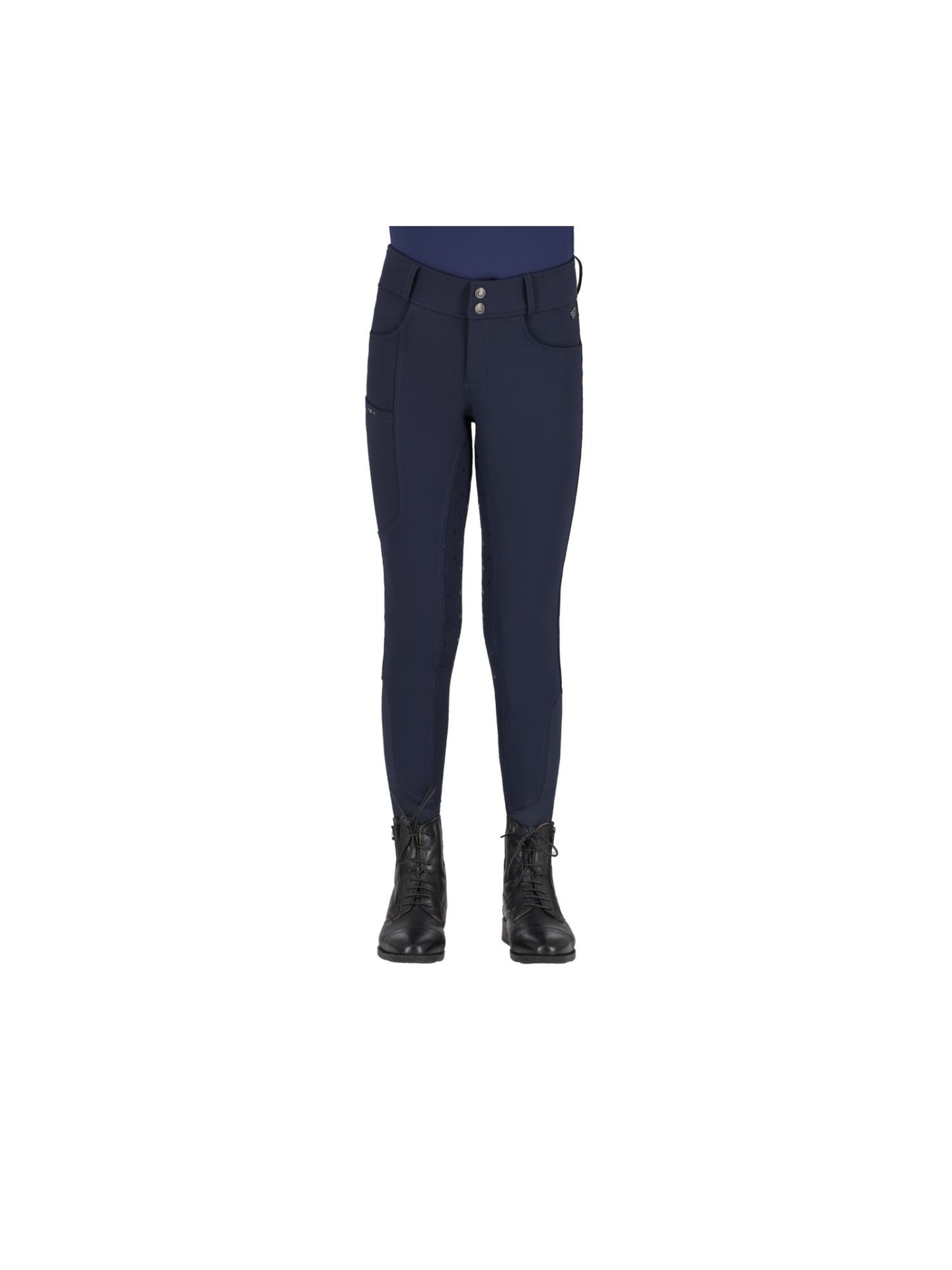 Ridbyxa Junior Lymee Softshell Full Grip Navy
