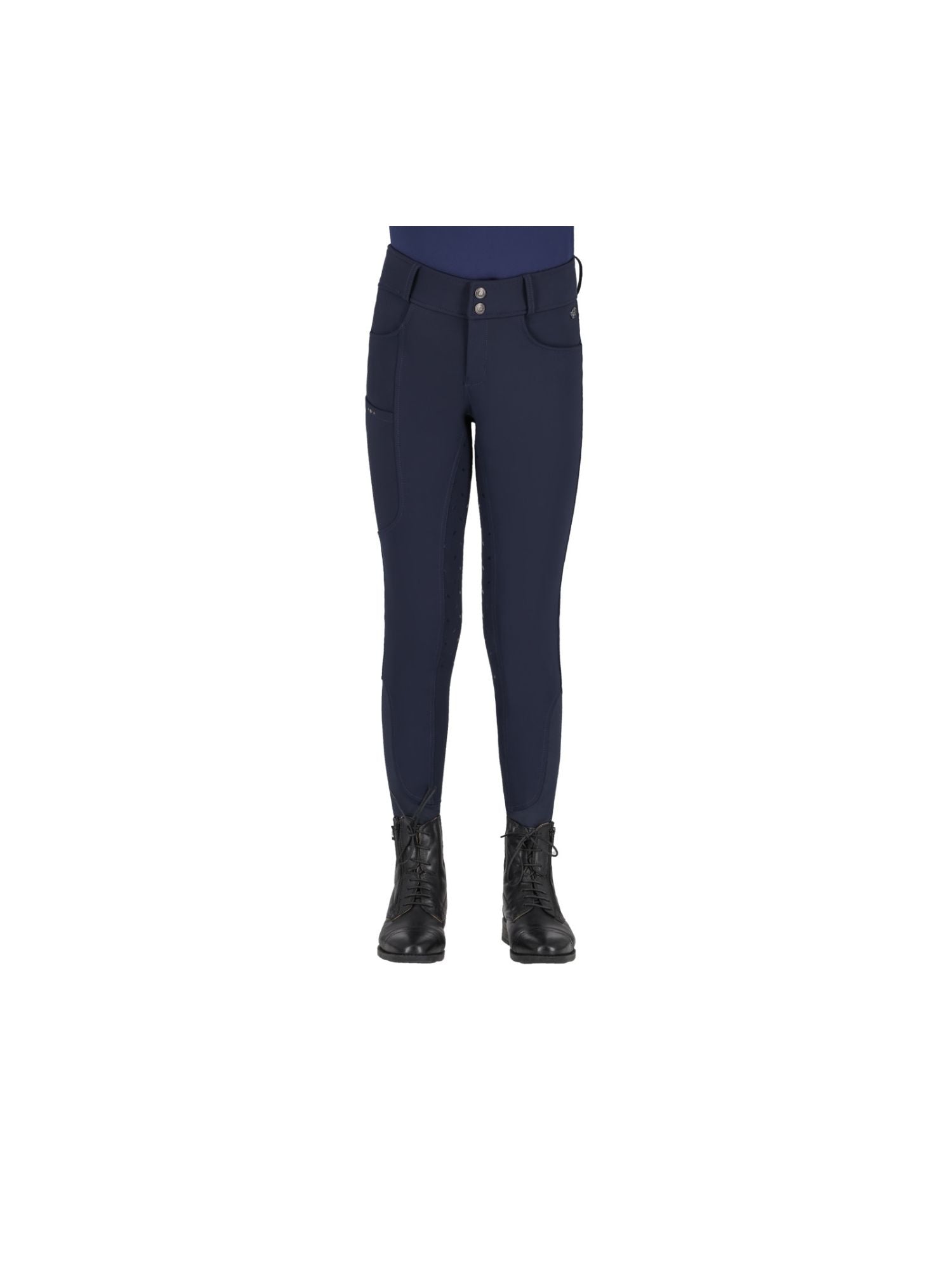 Ridbyxa Junior Lymee Softshell Full Grip Navy