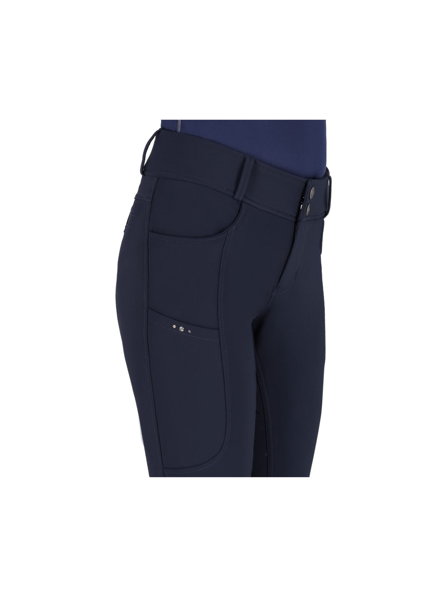 Ridbyxa Junior Lymee Softshell Full Grip Navy