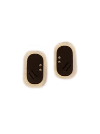 Hackamore Protection Sheepskin Brun