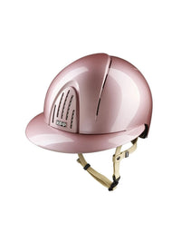 Ridhjälm NOVA Metal Polish Polo Cream Chinstrap Pink