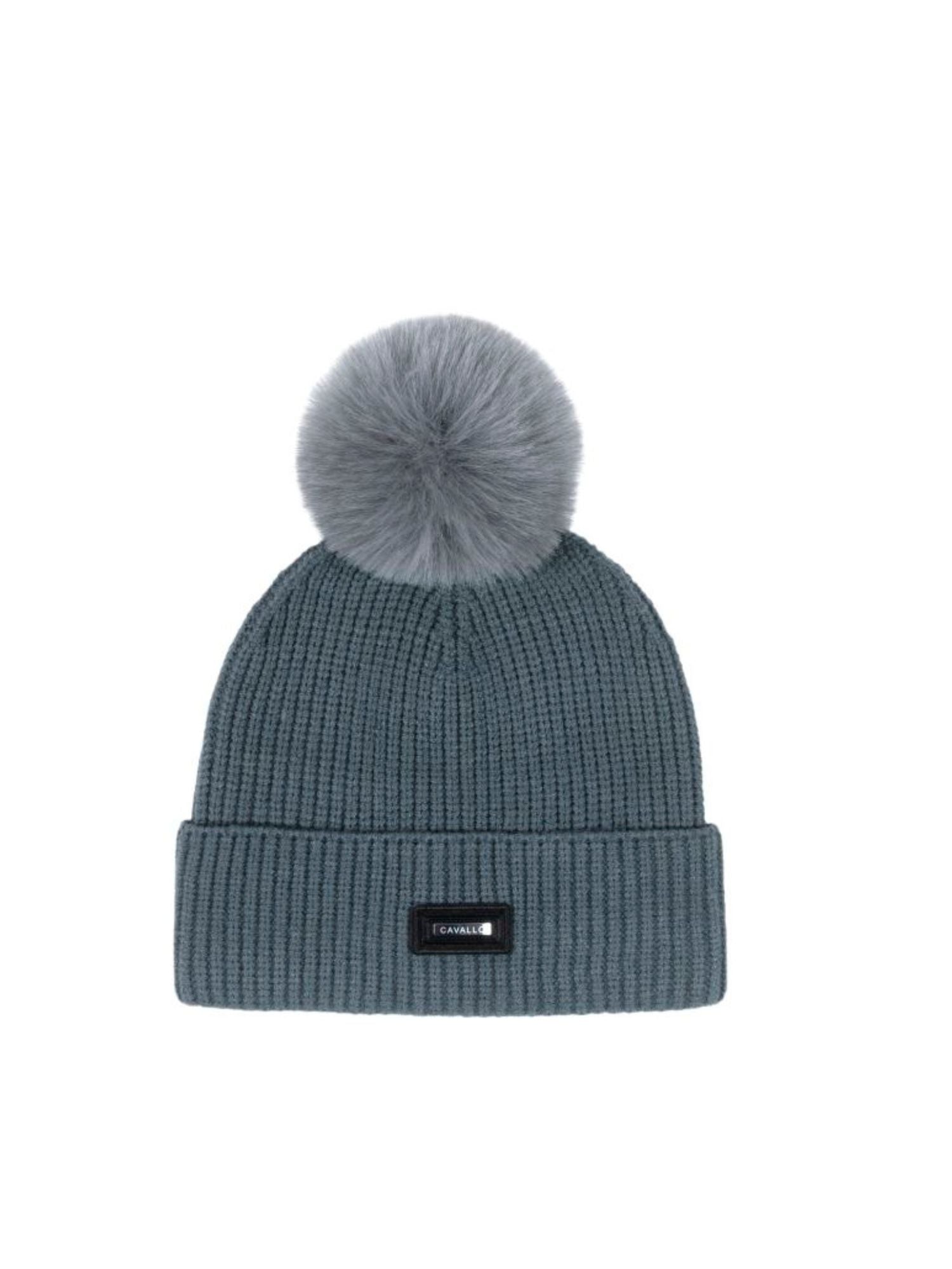 Mea Ladies Knitted Hat Silver Pine