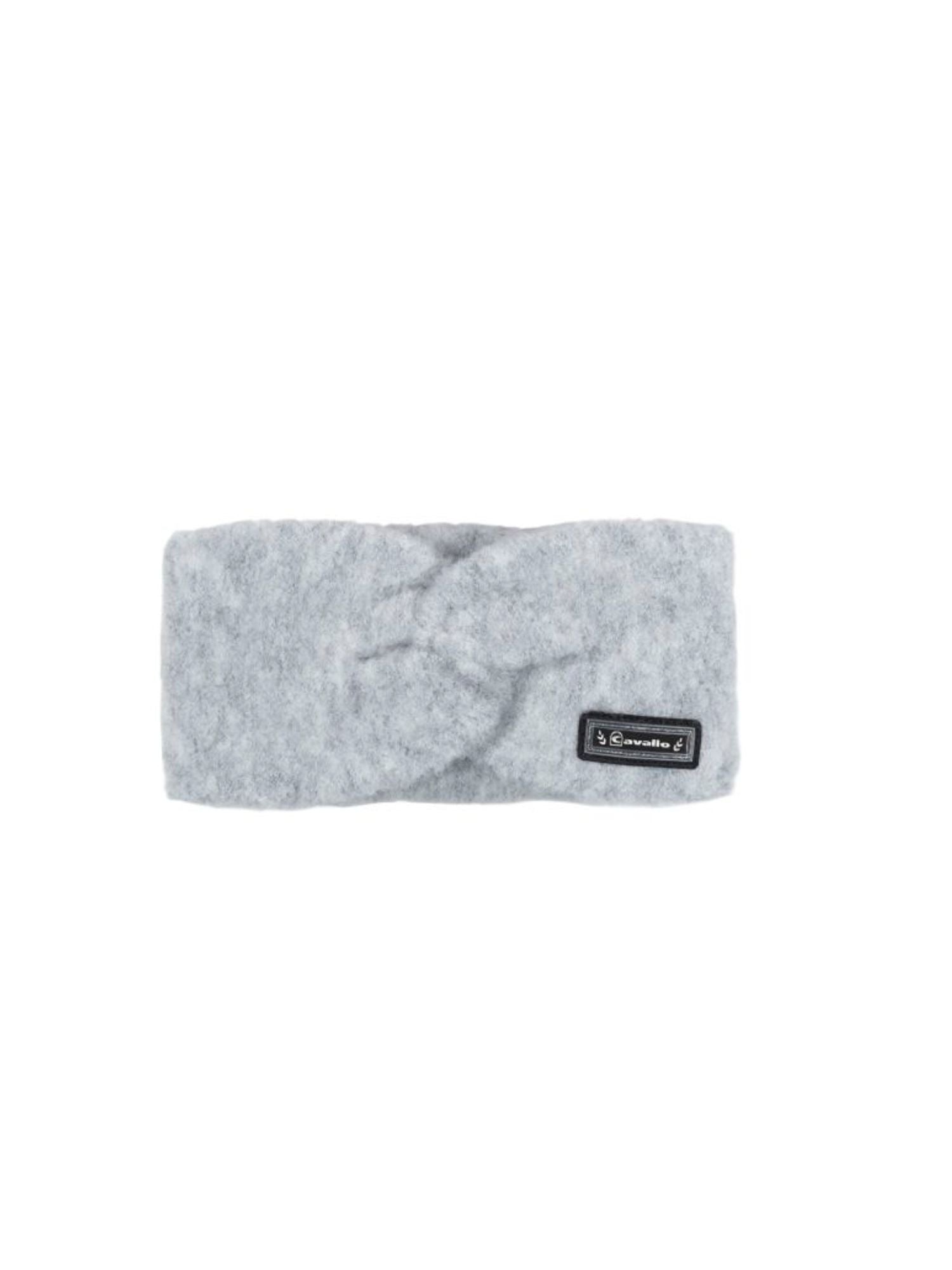 Melody Ladies Knitted Headband Grey Melange