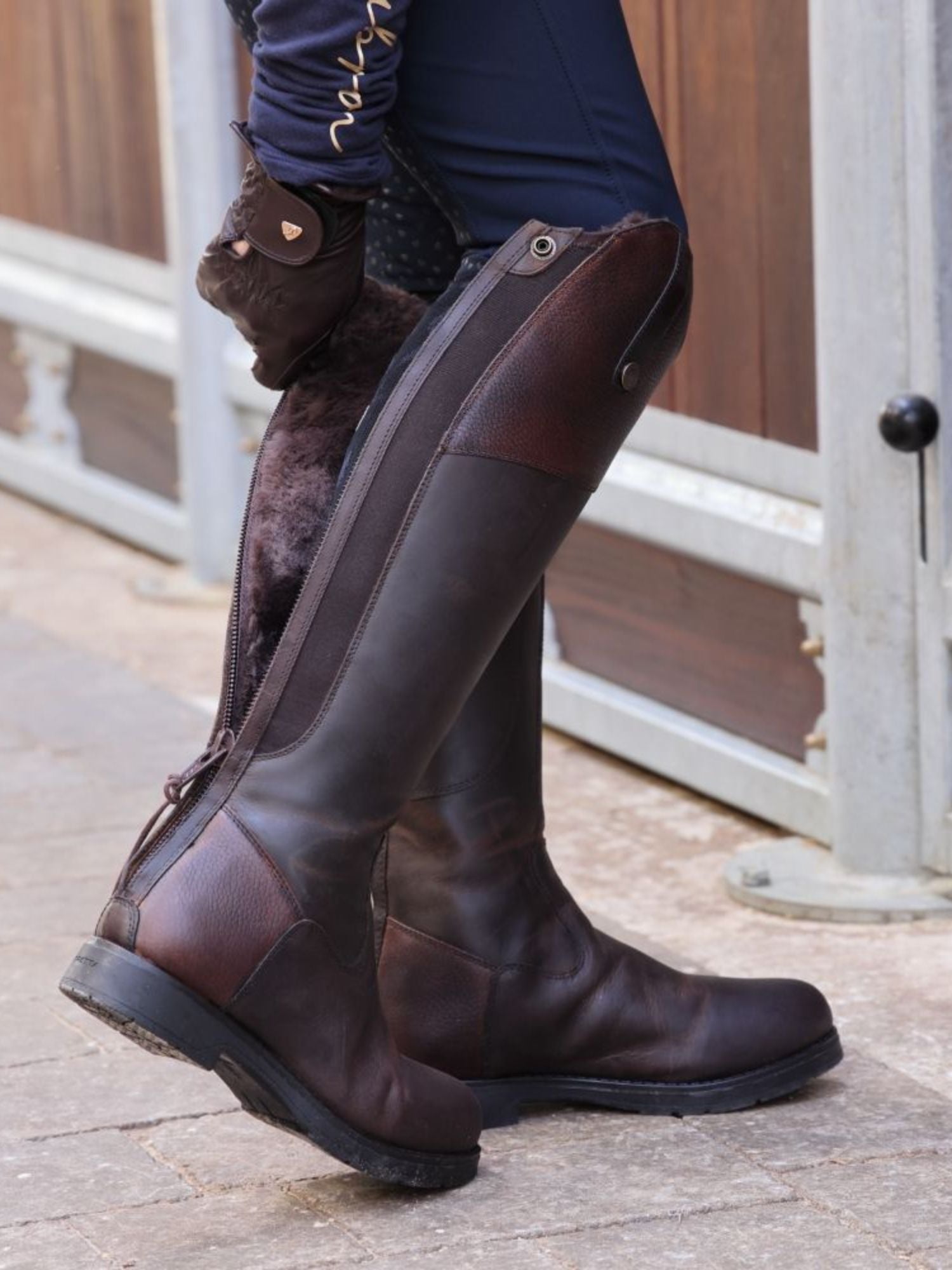 Vinterridstövel Ventura Dark Brown