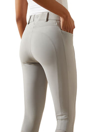 NT Tri Factor Knee Patch Womens Breeches Show Grey