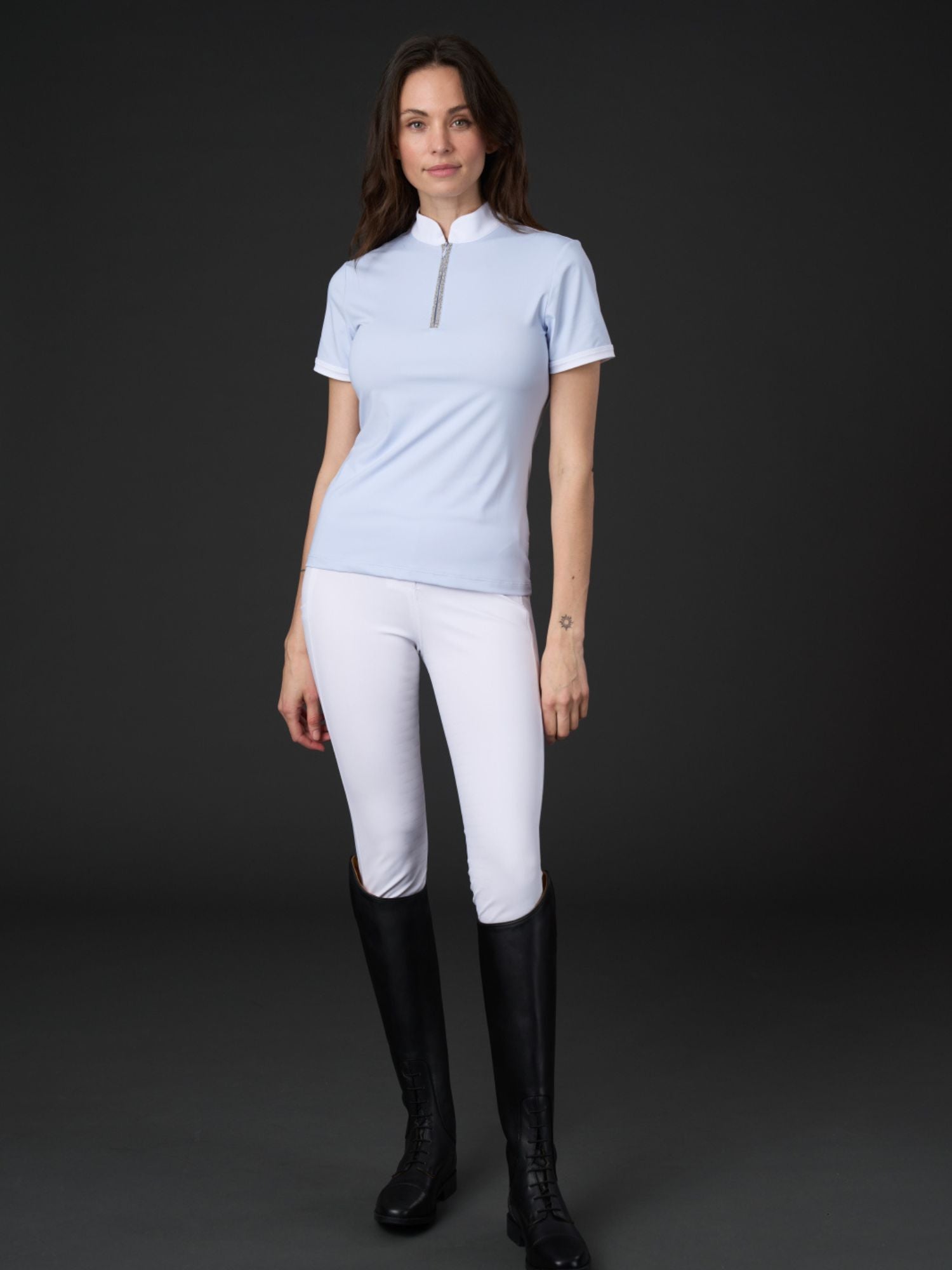 Nice Short Sleeve Blouse Xenon Blue