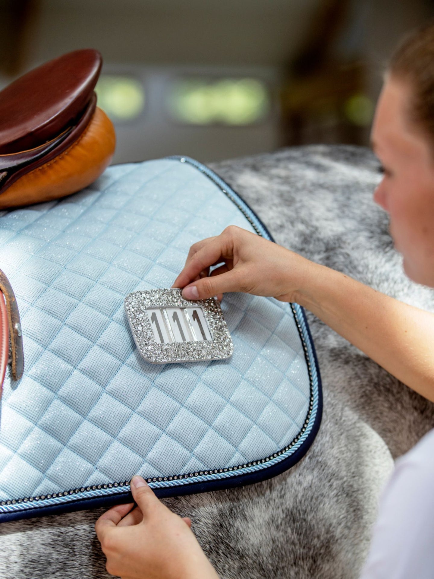 Nummerlapp Silver