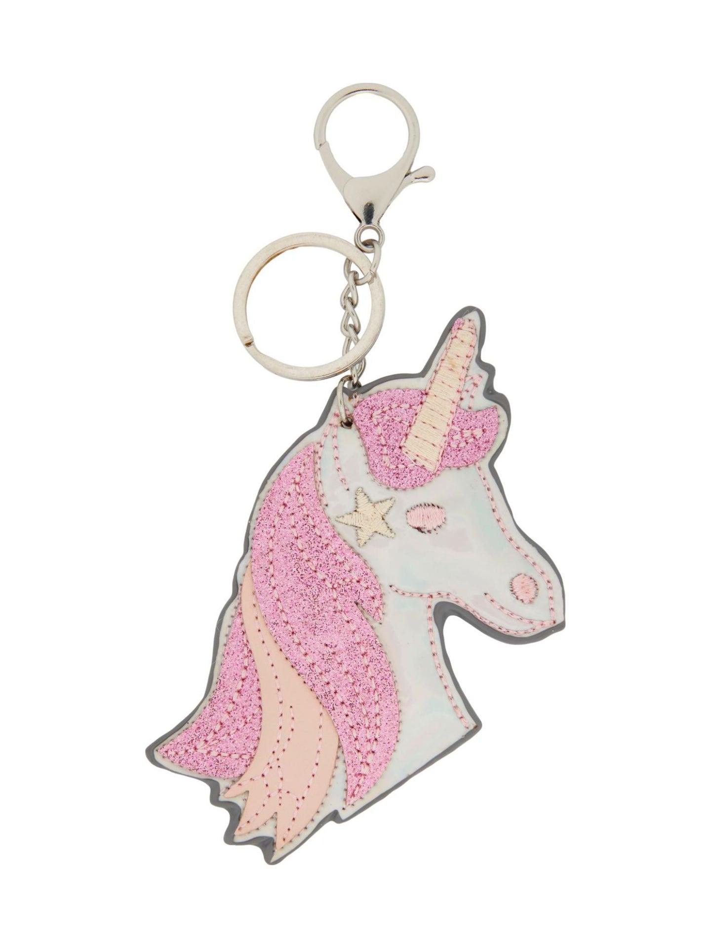 Unicorn Nyckelring Grey