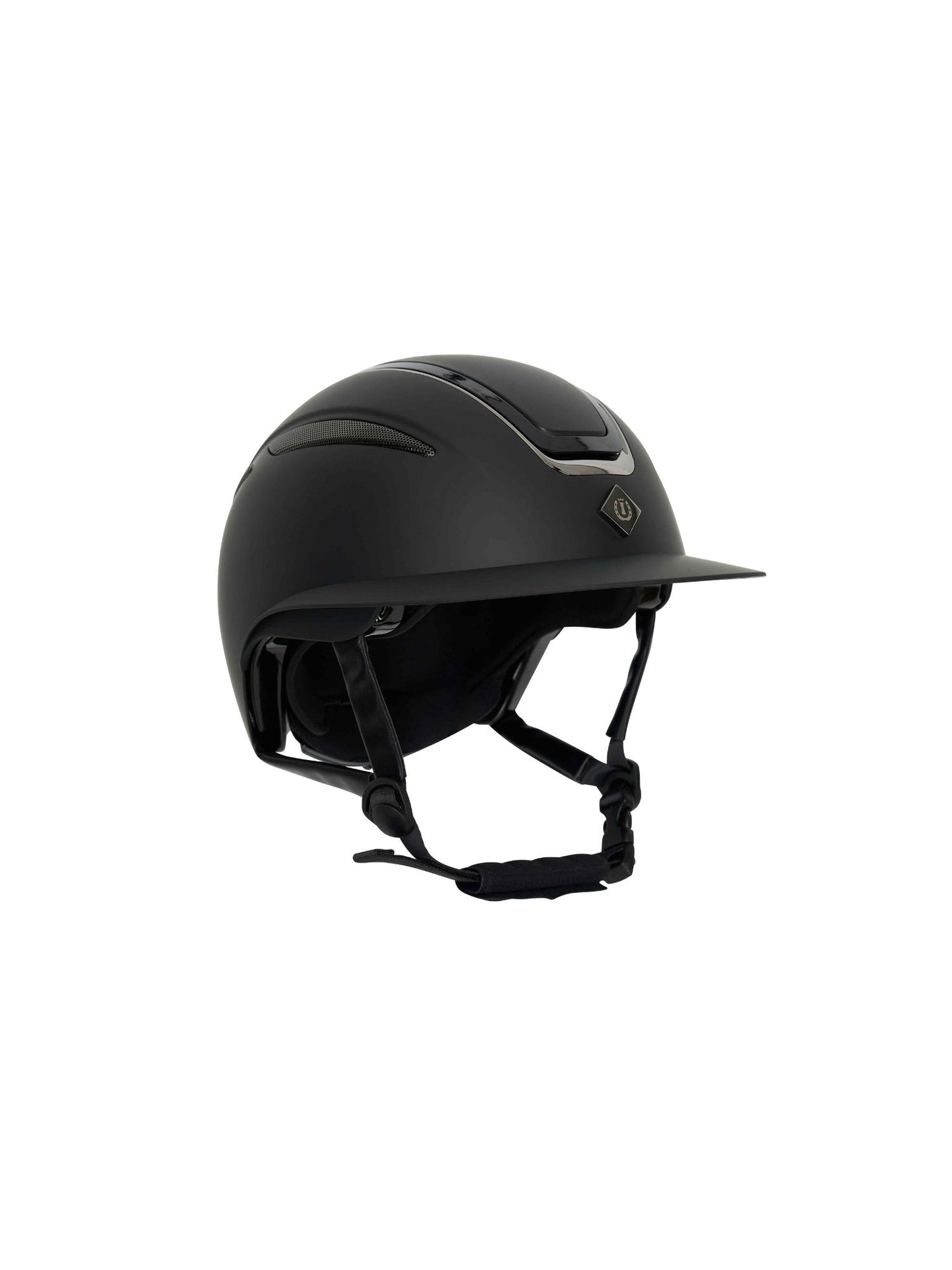 Olania Deluxe Big Visor Ridhjälm Svart