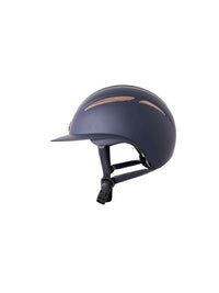 Olania Deluxe Big Visor Ridhjälm Navy Rosegold