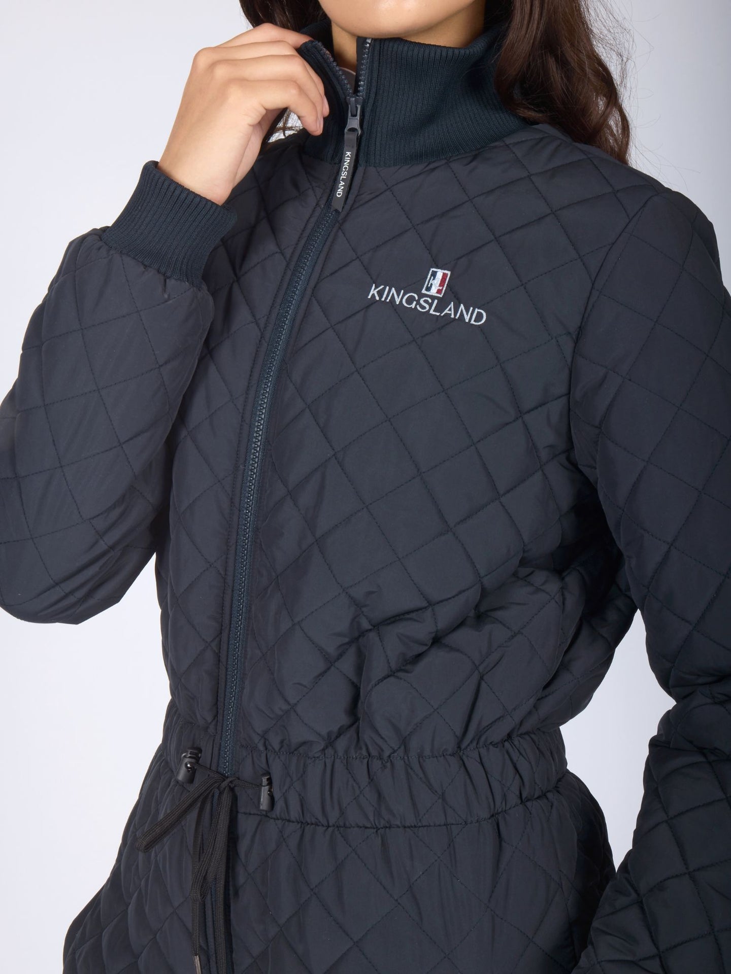 Classic Ladies Quilted Onepiece Navy
