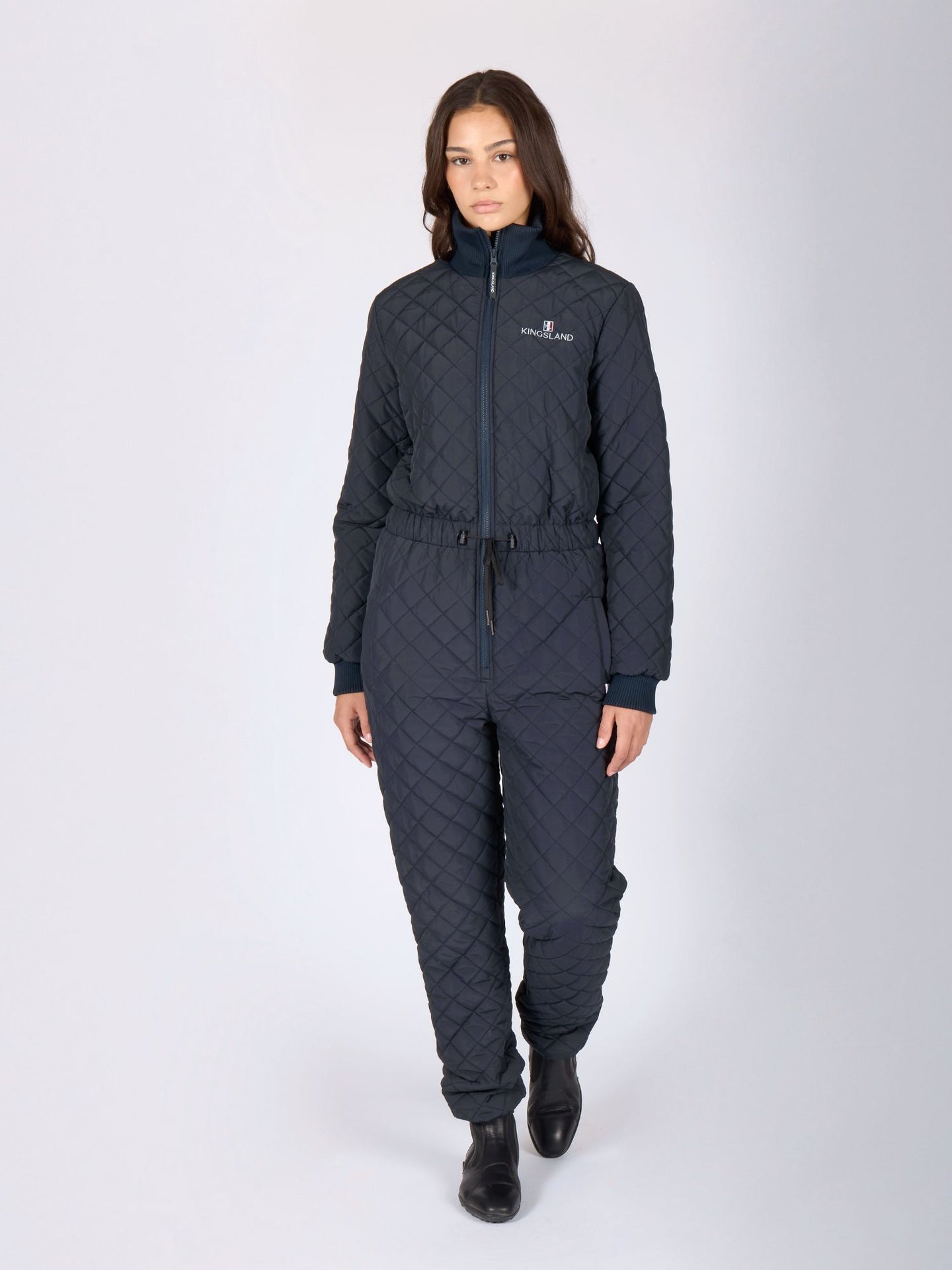 Classic Ladies Quilted Onepiece Navy