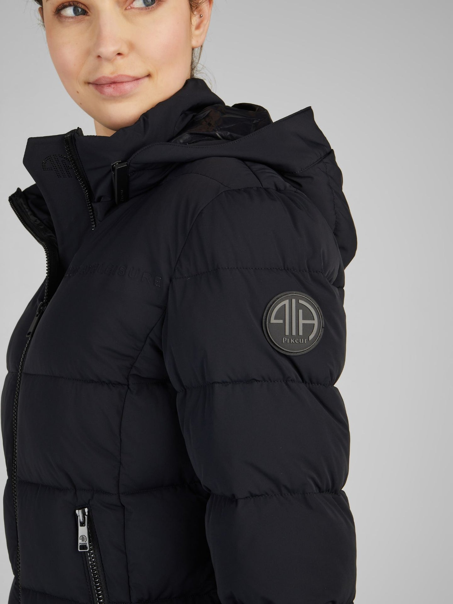 Quilt-Jacket Athleisure Svart