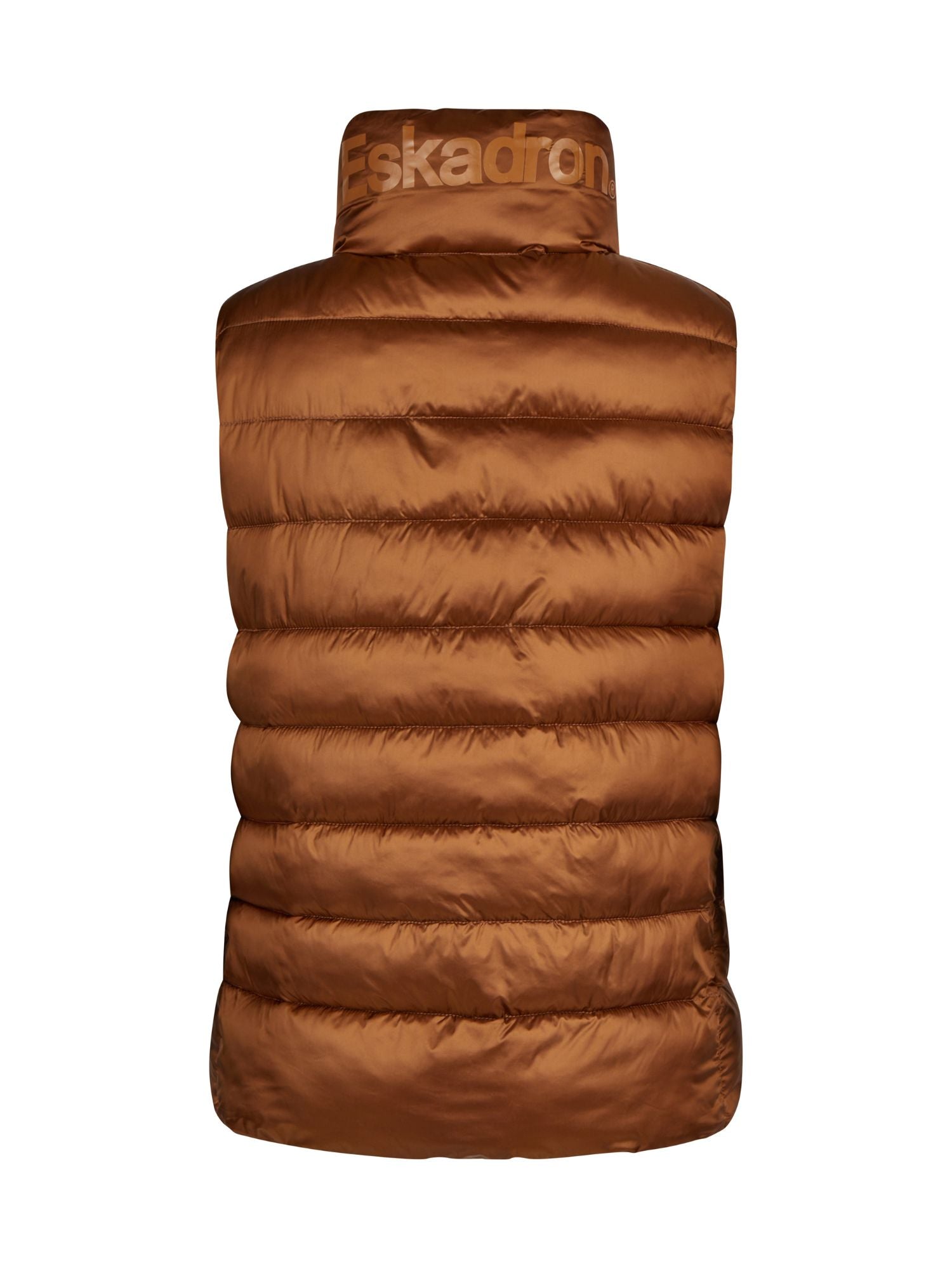 Quilt Waistcoat Walnut