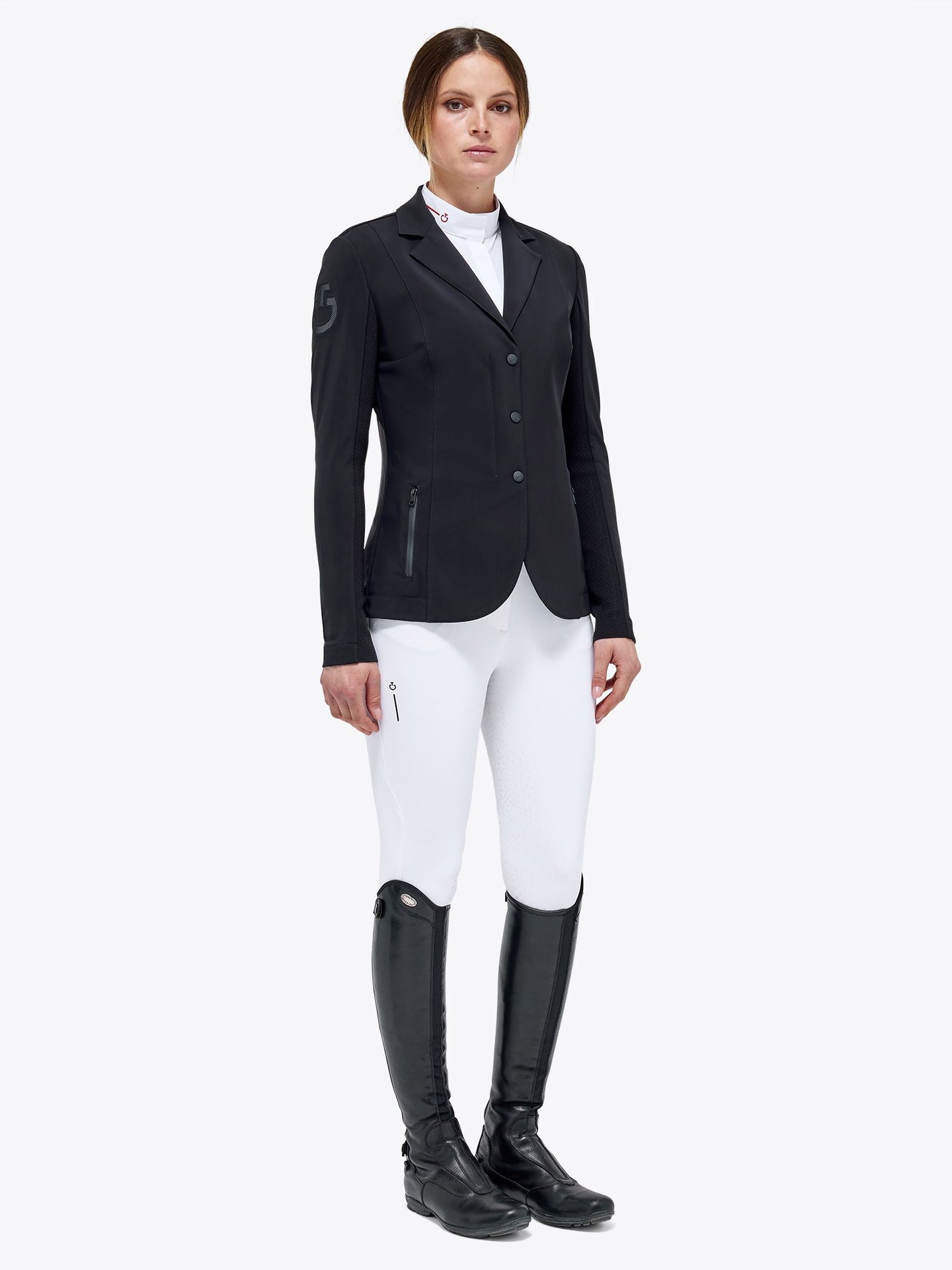 R-EVO Light Tech Knit Zip Kavaj Svart