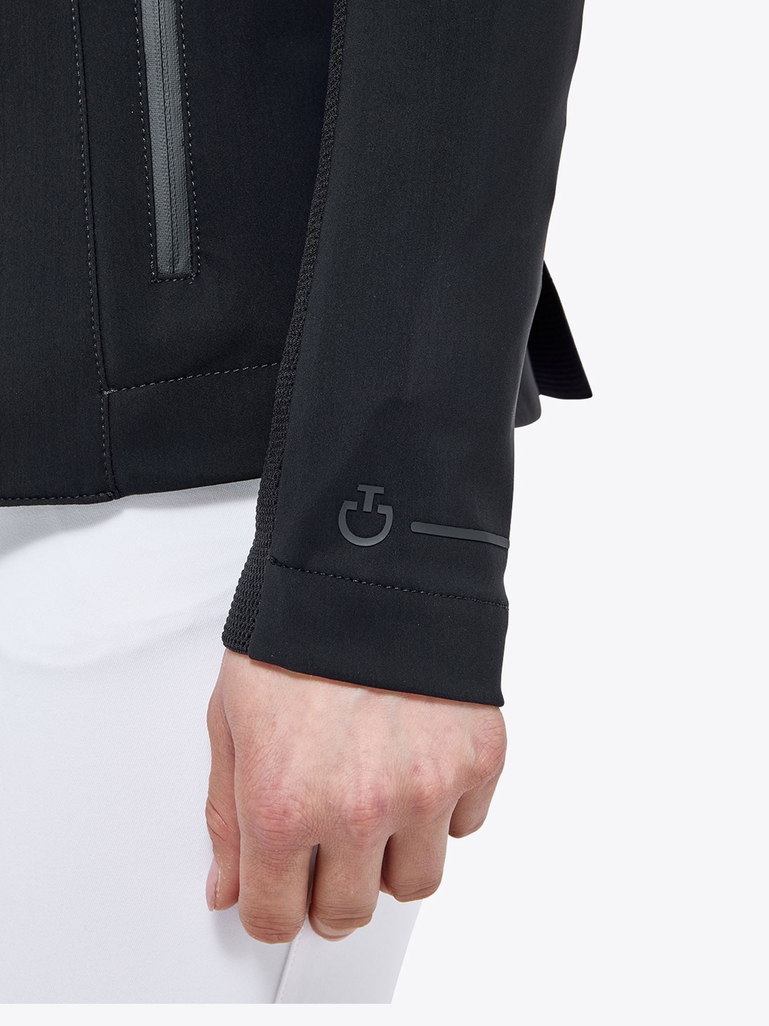 R-EVO Light Tech Knit Zip Kavaj Svart