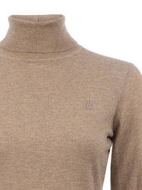 Radina Turtleneck Knitted Wool Hazel Melange