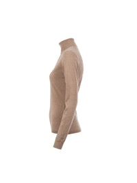 Radina Turtleneck Knitted Wool Hazel Melange