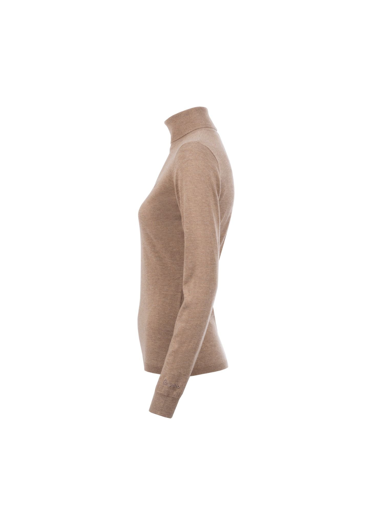 Radina Turtleneck Knitted Wool Hazel Melange