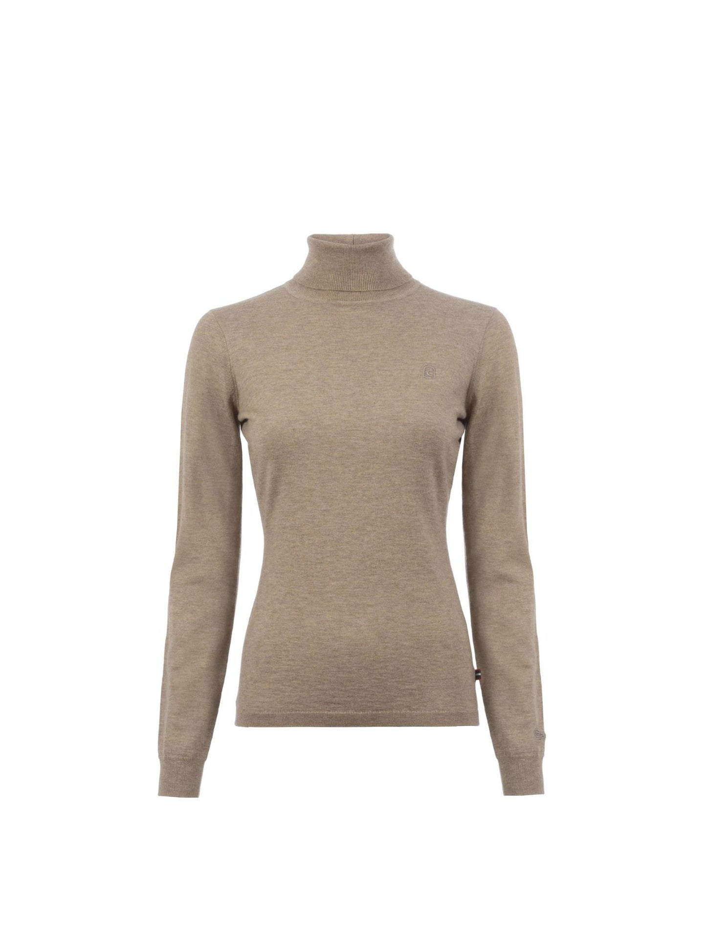 Radina Turtleneck Knitted Wool Hazel Melange